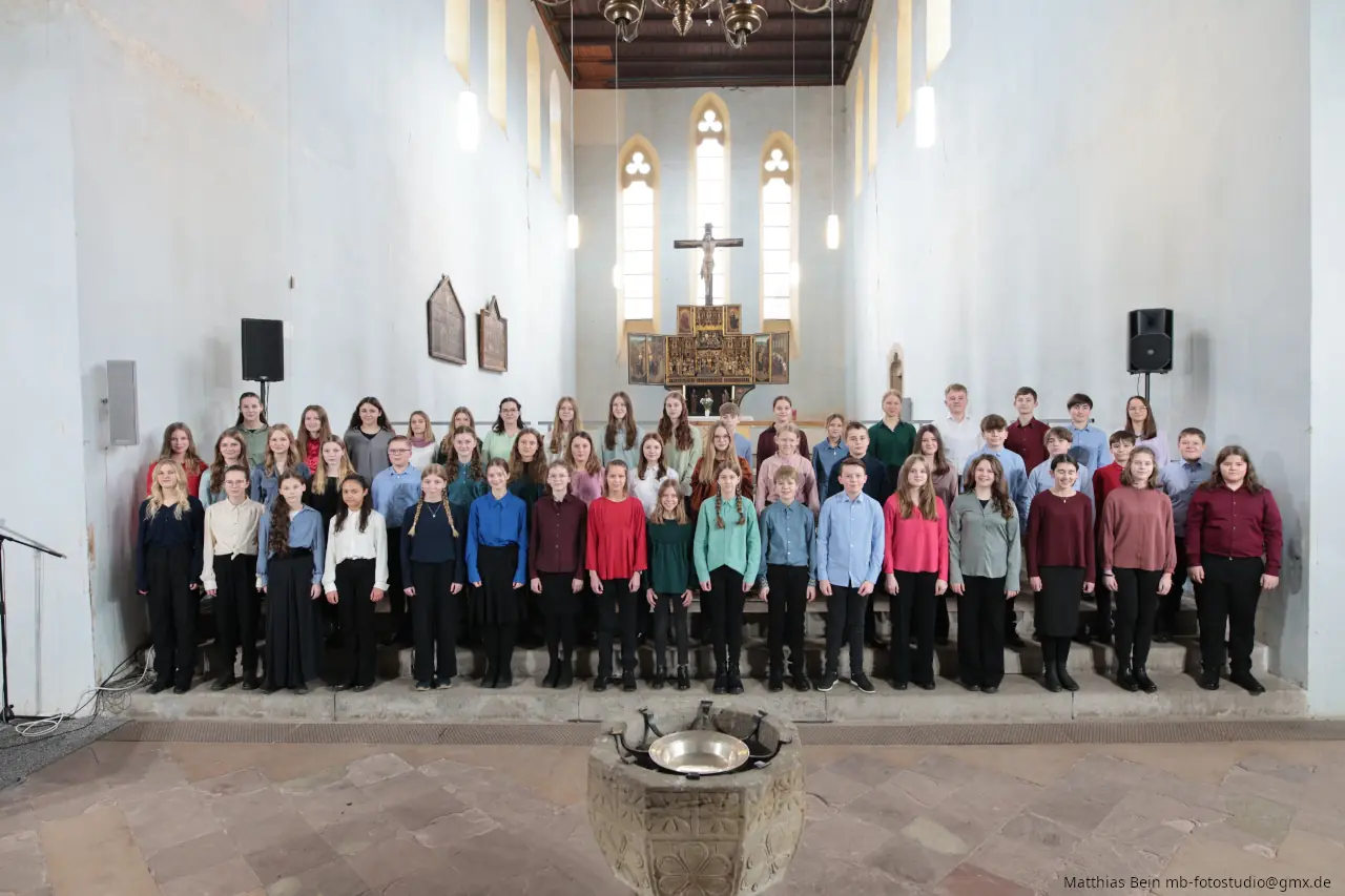 Chorfoto im Alten Lyceum